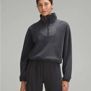 Lululemon Brushed Sofstreme Ribbed Half Zip